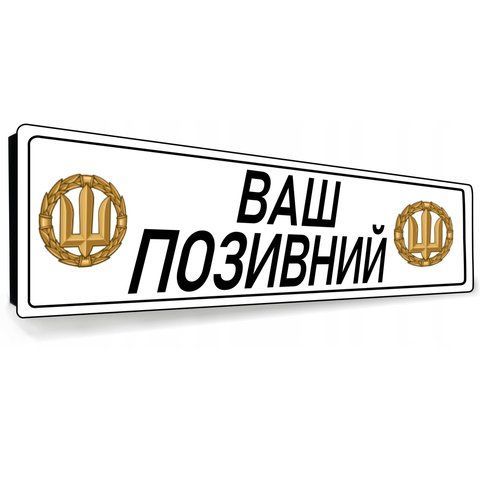 Сувенірні номери на автомобіль металеві на чорному тлі 1942399871 фото