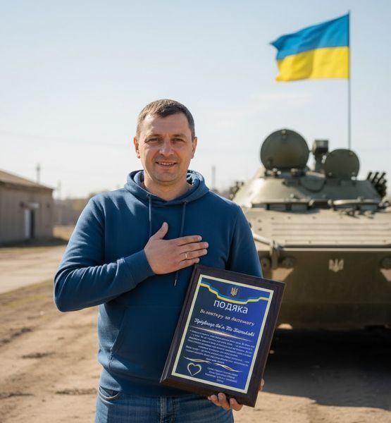 Металева подяка волонтеру від військового 6ClJiry2 фото