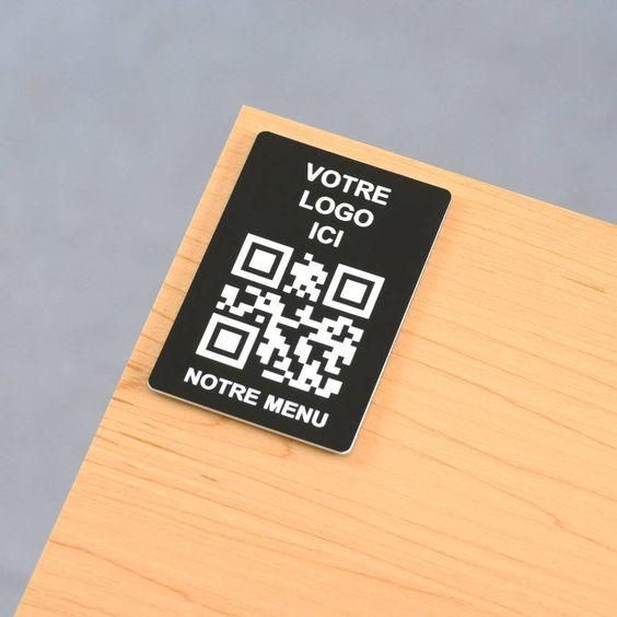 Наклейки з qr кодом на стіл металева 2507895951 фото