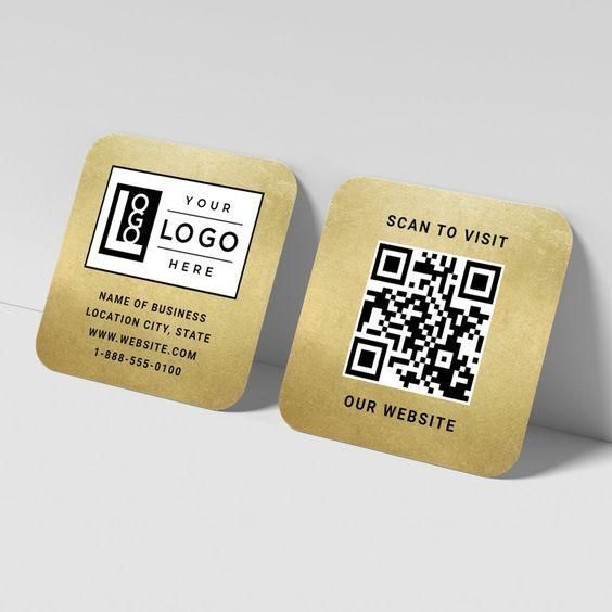 Наклейки з qr кодом на стіл металева 2507895951 фото