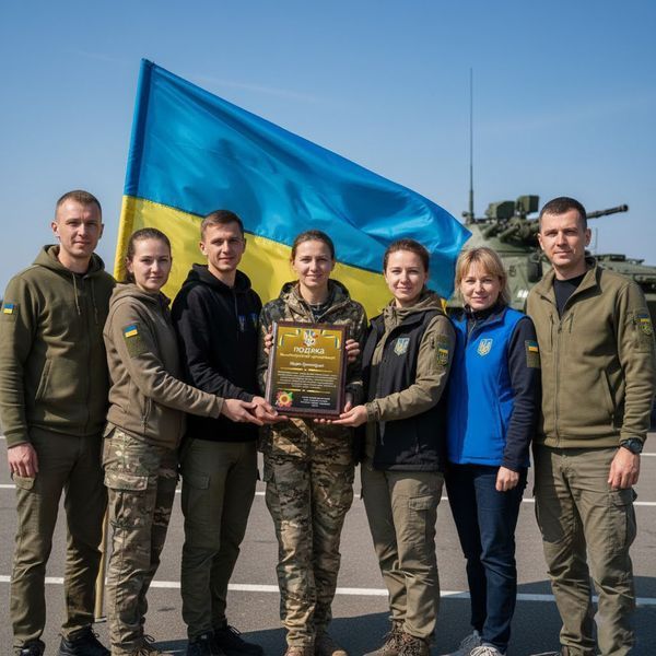 Металева подяка волонтерській організації від військового MgrRVi05 фото