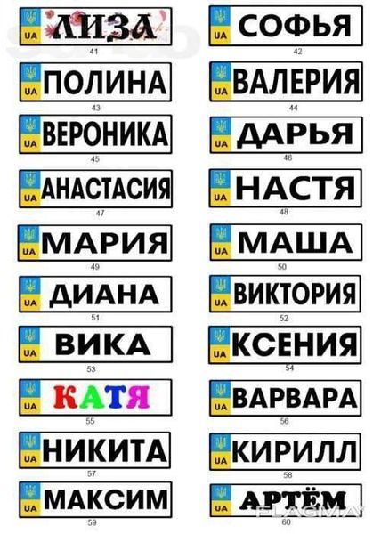 Номер на коляску металевий 775939523 фото