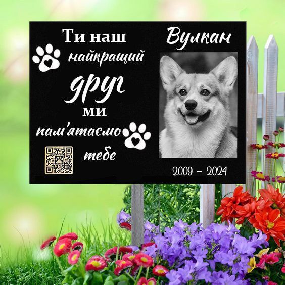Пам'ятник собачці з кодом пам'яті 2331500908 фото
