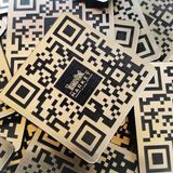 QR-меню з металу на стіл закладу. Виготовлення табличок із куар-кодом на стіл дверей стіну 1864048640 фото