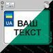Номери на скутер сувенірні світяться в темряві 2131286136 фото 5
