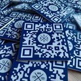 QR-меню металу на стіл ресторану кафе бару 1864056519 фото