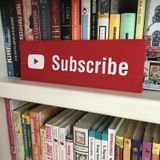 Настінна табличка &laquo;Subscribe&raquo; для YouTube | Металева табличка з кріпленням | Ангели Друку 1540309841 фото