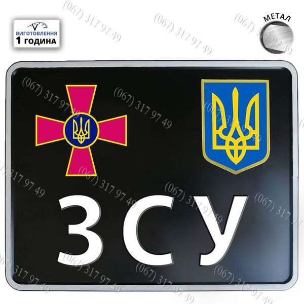 Сувенірні номери на мотоцикл 2293640649 фото