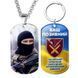 Армійський військовий жетон ЗСУ з емблемою бригади 148 ОГСАДн із Вашим фото та глазурованим 1772172388 фото 1