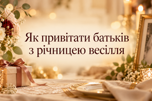 Як привітати батьків з річницею весілля та що подарувати фото
