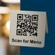 Металева табличка на стіл QR-меню столика та логотипом 2123442327 фото 4