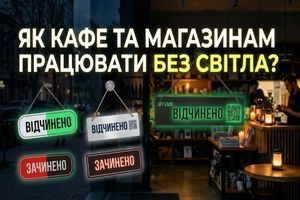 Як кафе та магазинам працювати без світла фото