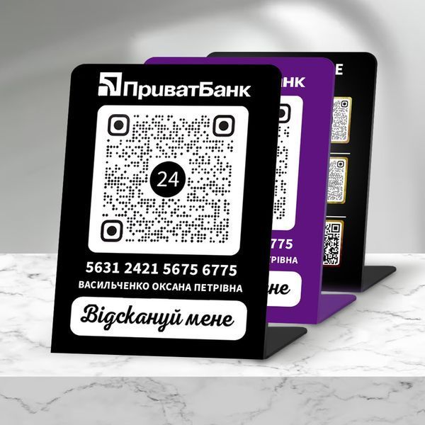 Таблички на стіл із нанесенням qr-коду з металу 2182386400 фото