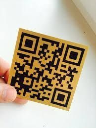 Ритуальний декор QR &mdash; код на пам'ятник плиту надгробіє огорожі хрест або лавку &mdash; воскова мідь 2357476873 фото