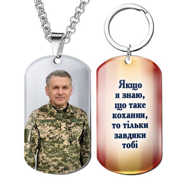 Подарунок подрузі Кулон жетон брелок підвіска з Вашим фото та написом 1799407616 фото