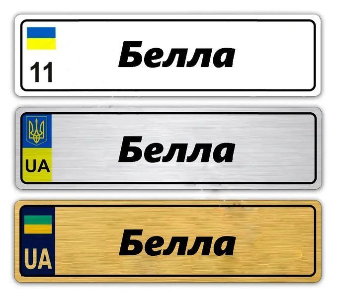 Номер на дитячу коляску з місяцем та роком народження дитини 776642012 фото