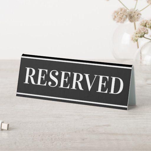 Табличка reserved для кафе 2481473260 фото