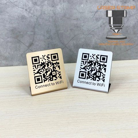 Таблички на стіл QR-код для під'єднання до WiFi без введення логіки та пароля 1835994078 фото