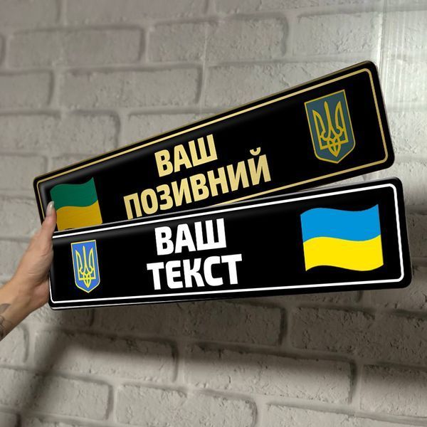Магнітний номер на авто сувенірний 1992575919 фото