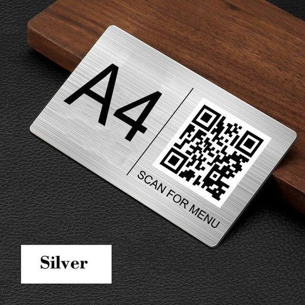 Таблички на стіл із нанесенням qr коду 2103335401 фото