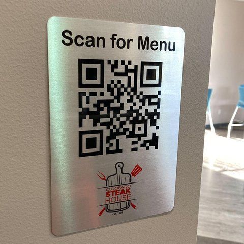 Виготовлення металевих табличок шильдів з QR-кодом 1479620796 фото