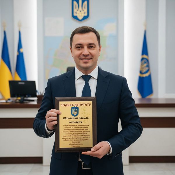 Подяка депутату &ndash; почесна металева грамота за 1 день wR1t7sPK фото