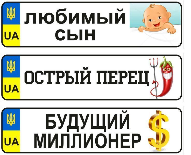 Іменні металеві номери на дитячий транспорт (Індивідуальний) Віктор 776734622 фото