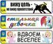 Іменні металеві номери на дитячий транспорт (Індивідуальний) Віктор 776734622 фото 3