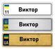 Іменні металеві номери на дитячий транспорт (Індивідуальний) Віктор 776734622 фото 1