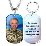 Подарунок на День Армії коханому чоловікові, синові, брату &mdash; кулон, брелок, медальйон, жетон 1950294660 фото