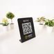 Металева настільна QR-стійка, QR-код із логотипом на стіл 2525806125 фото 5