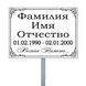 Табличка на пам'ятник із фото та написом 903046637 фото 8
