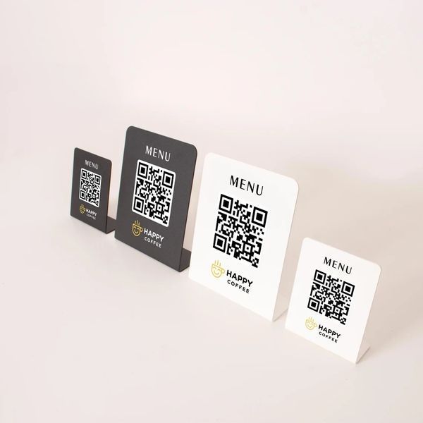 Таблички з qr кодом на стіл 2525813987 фото