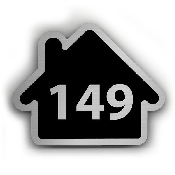 Дверні номери для квартири у вигляді будиночка (металеві) 549255423 фото