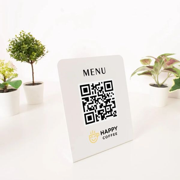 Таблички з qr кодом на стіл 2525813987 фото