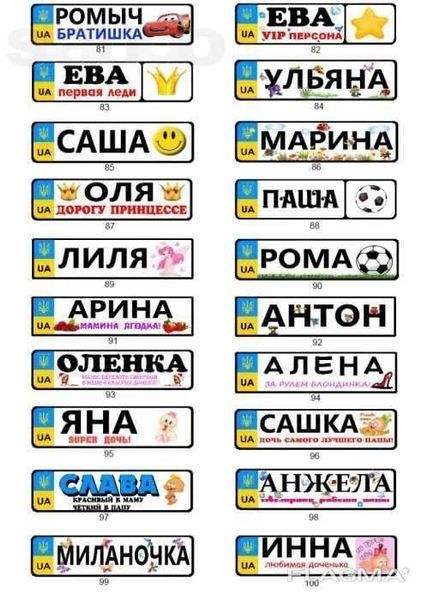 Номер на детскую коляску из металла 775673964 фото