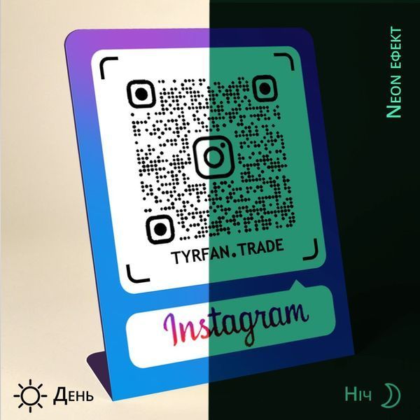 Qr-меню на металі з підставкою на стіл 1838597051 фото