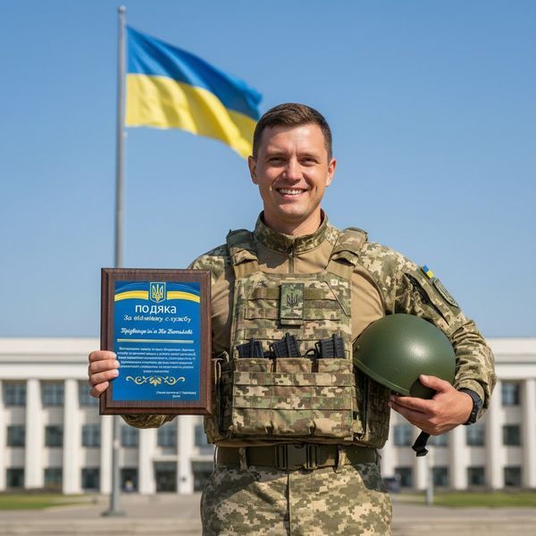 Металева подяка &laquo;За відмінну службу&raquo;  lMji8n8V фото