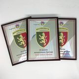 Іменна стимуляція на металі з дерев'яною підкладкою 2462996410 фото