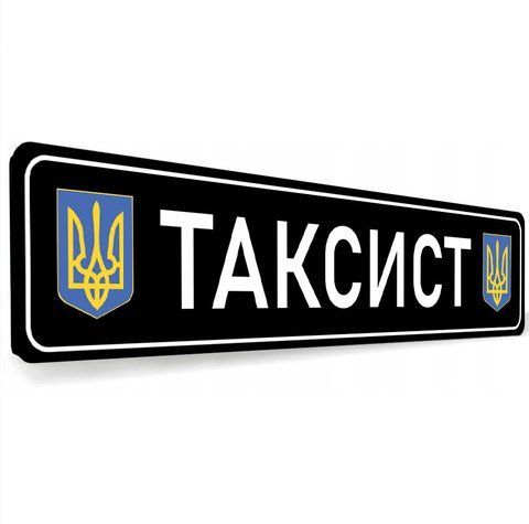 Номерний знак для машини сувенірний із покличним 2199839919 фото
