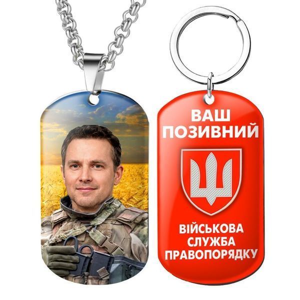 Подарунок для військового чоловіка на пам'ять жетон із дипломом із його фірмовим і емблемою бригади 1923500701 фото