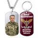 Подарунок для військового чоловіка на пам'ять жетон із дипломом із його фірмовим і емблемою бригади 1923500701 фото 1